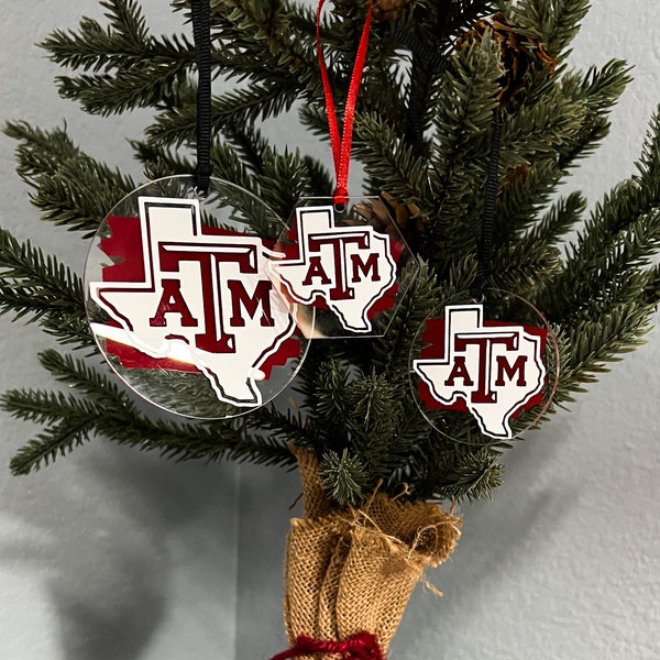 Texas A&m Christmas Ornaments 