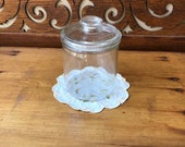 Antique Glass Candy, Cigar Jar or Humidor Marked Factory No. 256 District of NC