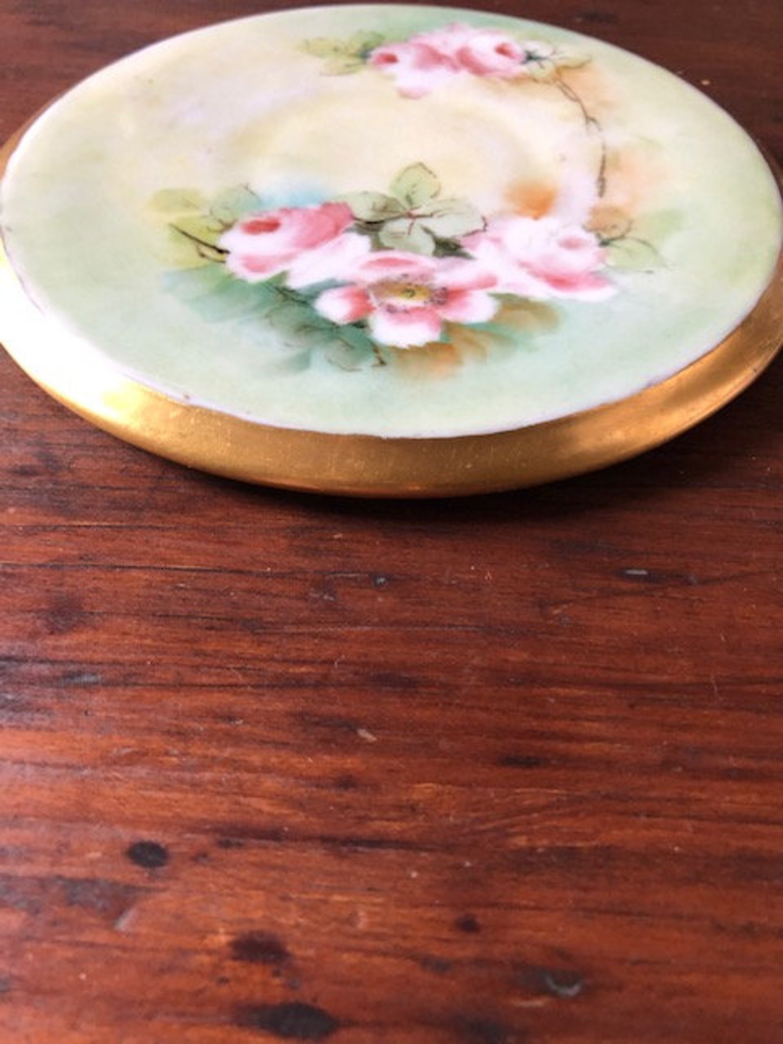 Antique Hand Painted Bavaria Tea Trivet German Tea Trivet Etsy