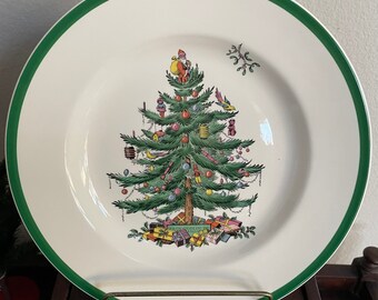 Set of 4 Spode Christmas Tree 10-3/8