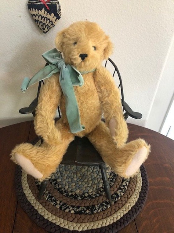 Vintage Collectible Handmade Jointed Teddy Bear, 