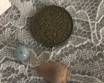 Gift for the Bride, Something Old, Something New, Something Borrowed, Something Blue and a Sixpence in Your Shoe