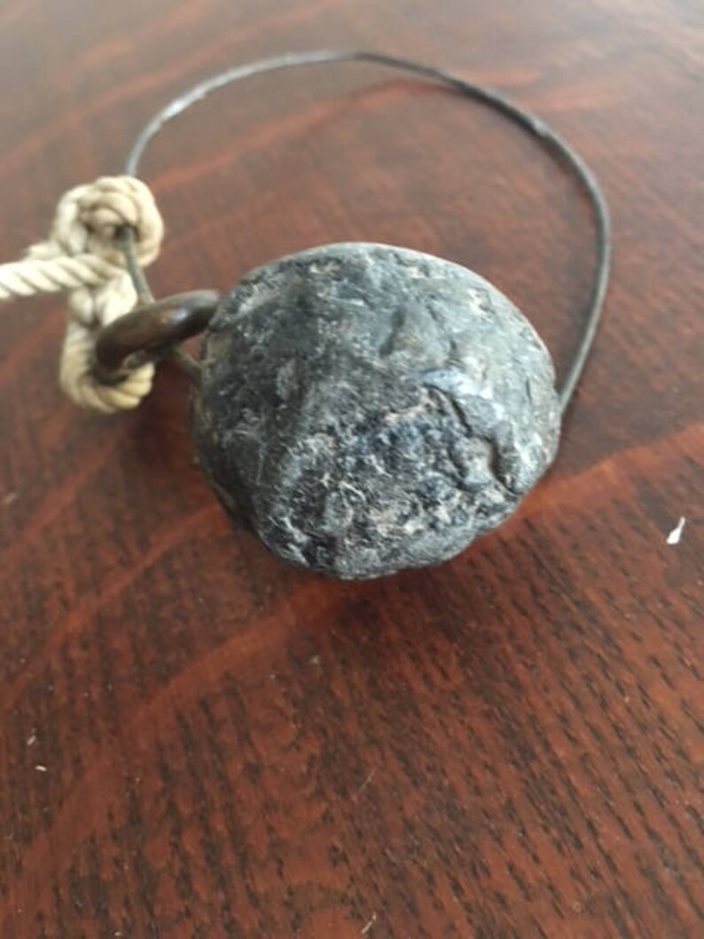 Antique Wood Duck Decoy with Lead Weight and Rope. Red Etsy