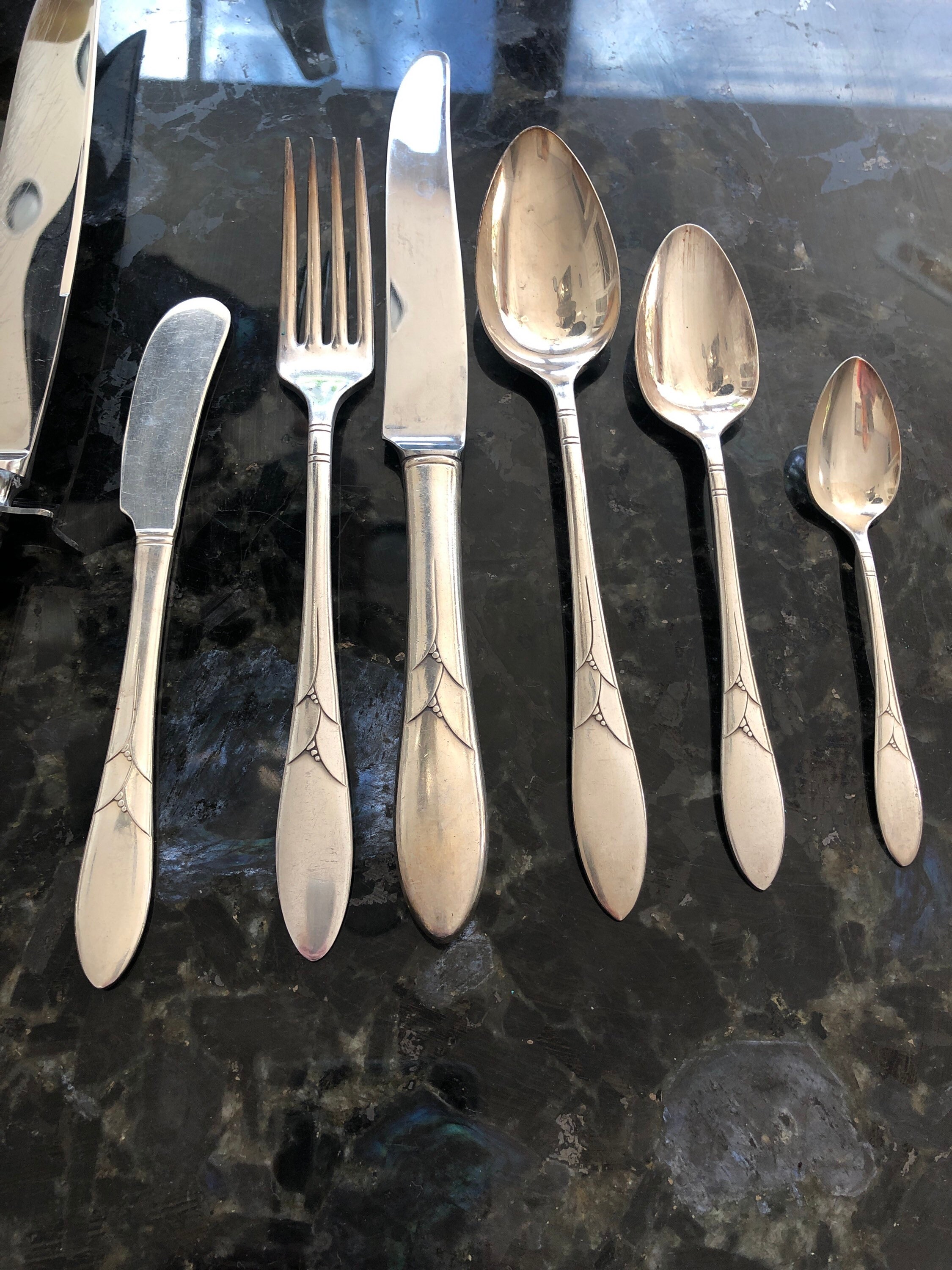 Vintage Lady Hamilton -HOLD FOR KAREN- Silver Plated Flatware by 