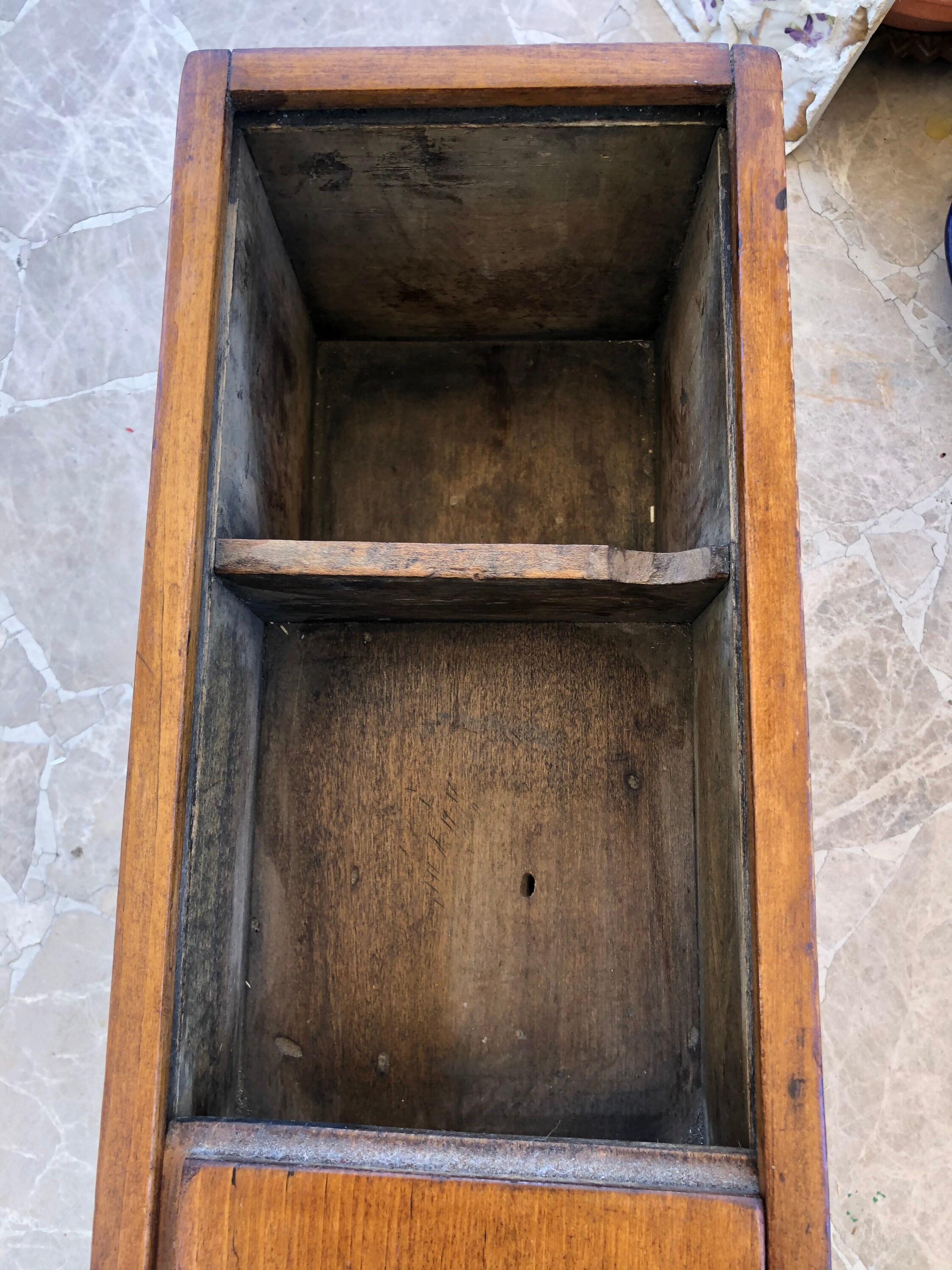 Wood Candle Box with Drawer - Farmhouse Wares