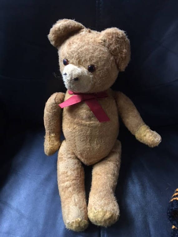 Old growling Bear Vintage Teddy Bear With Sound in Tummy Etsy UK