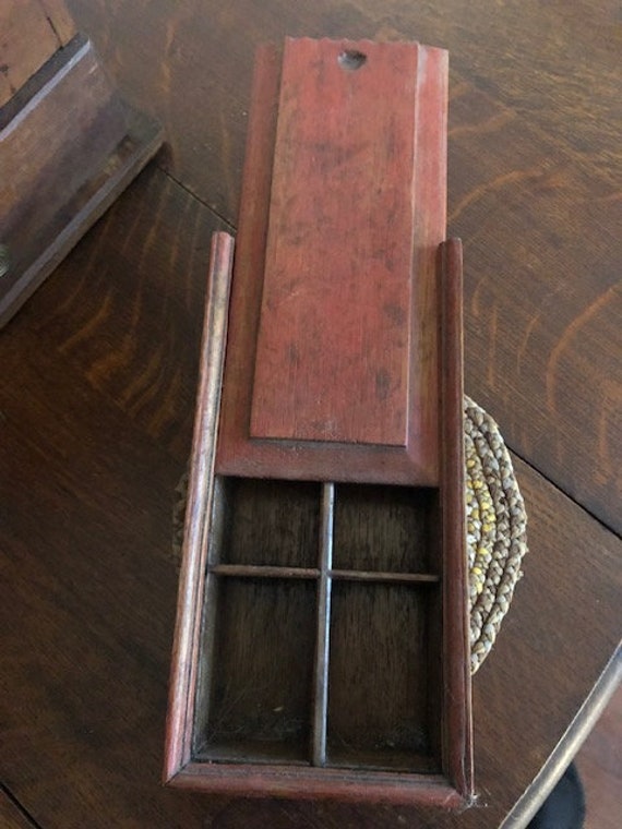 wooden box with sections