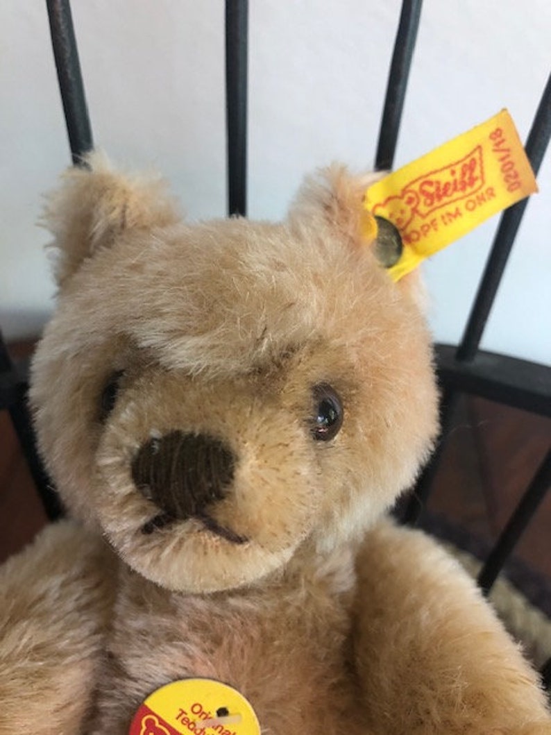 Classic 7 Jointed Steiff Bear Tag 0201/18 Made in Etsy