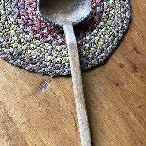 Antique Primitive Wooden Spoon, Farmhouse Kitchen - Etsy