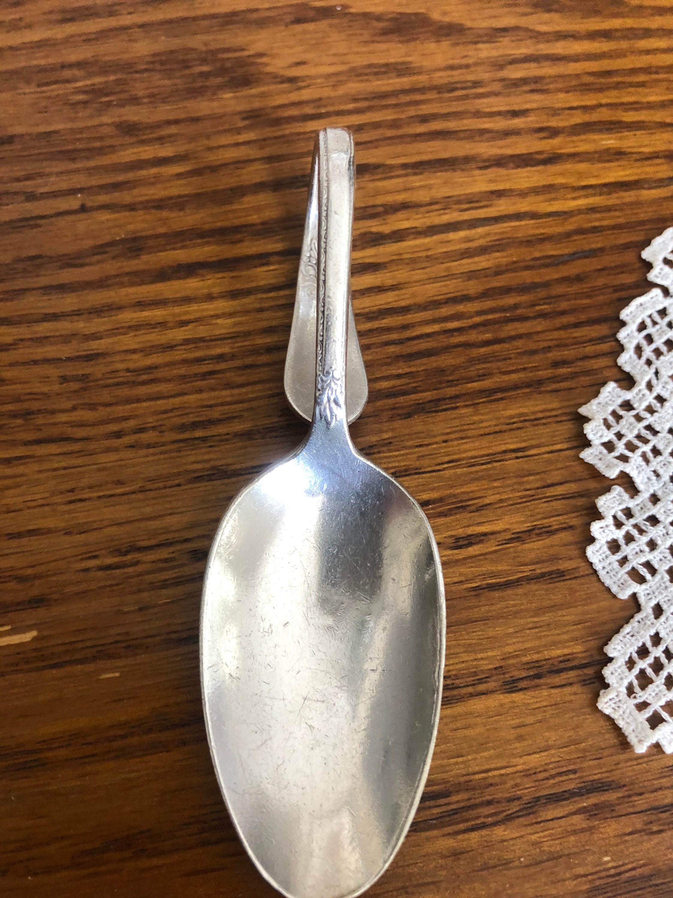Antique Silver Baby Spoon Marked 1847 Rogers Bros With I S - Etsy