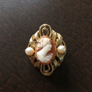 Vintage Cameo Reproduction Pin