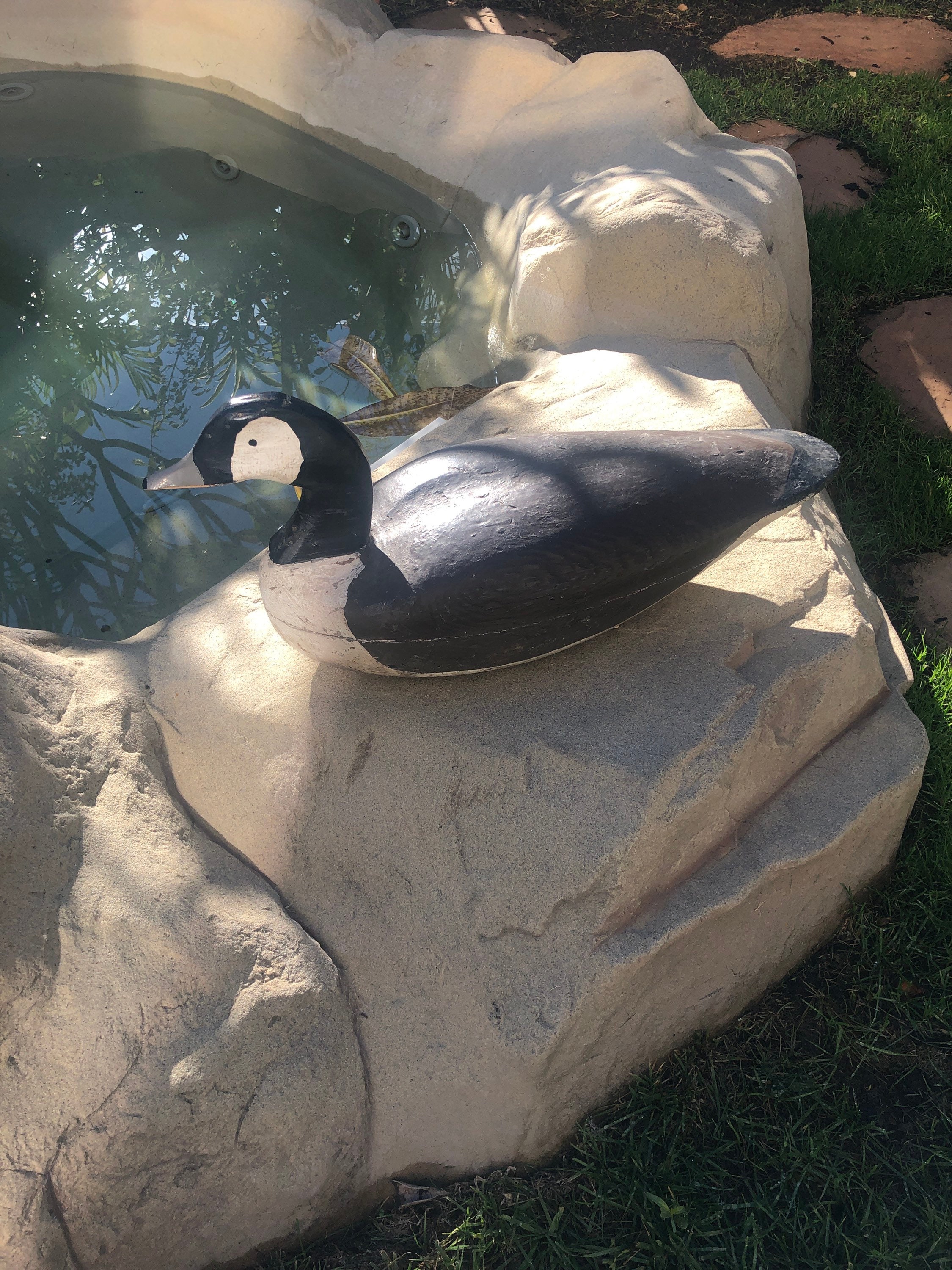 Canada Goose Decoy, Possibly Carved by Joe King, Initials JMC 