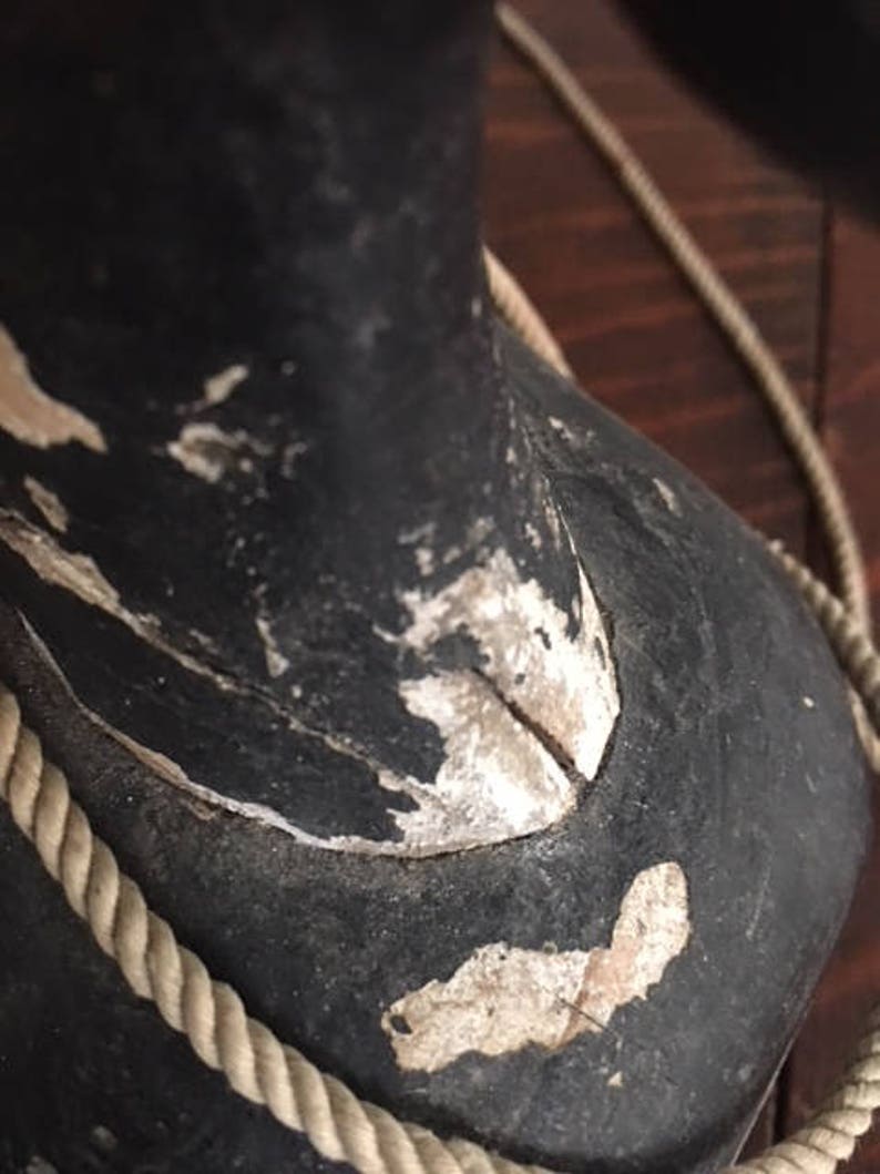 Antique Wood Duck Decoy with Lead Weight and Rope. Red Etsy