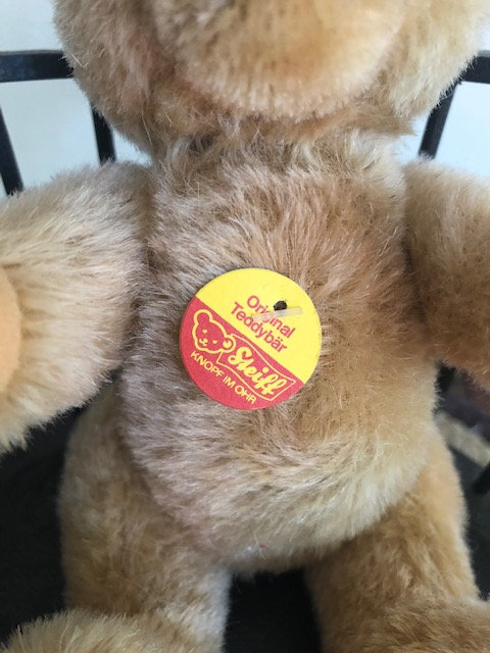 Classic 7 Jointed Steiff Bear Tag 0201/18 Made in Etsy