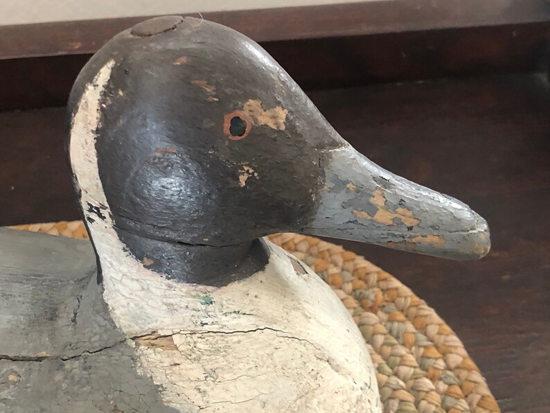Vintage Drake Duck Decoy by Art Holmes Circa 194050's Etsy