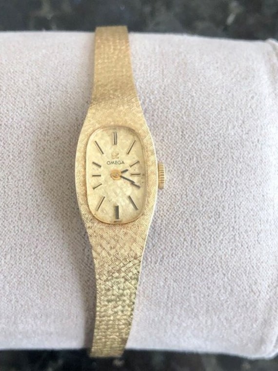 omega 14k gold watch vintage