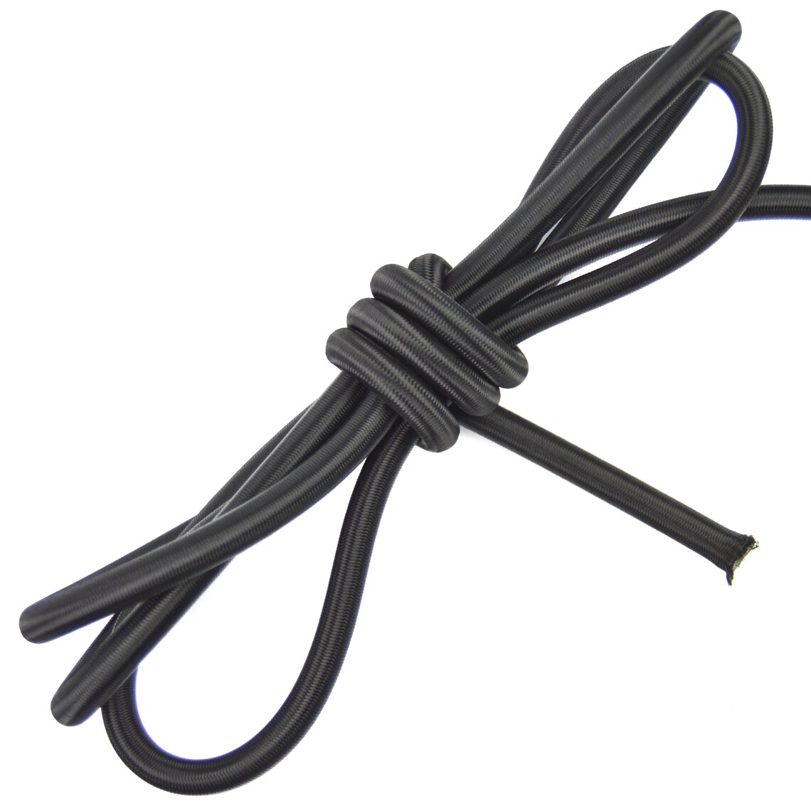 10ft 1/2 Black Bungee Cord Marine Grade Heavy Duty Shock Rope Bungee1/