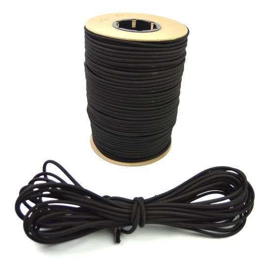 Buy 10ft 1/4 Black Bungee Cord Marine Grade Heavy Duty Shock Rope Bungee-1/4-010ft-black  Online in India 