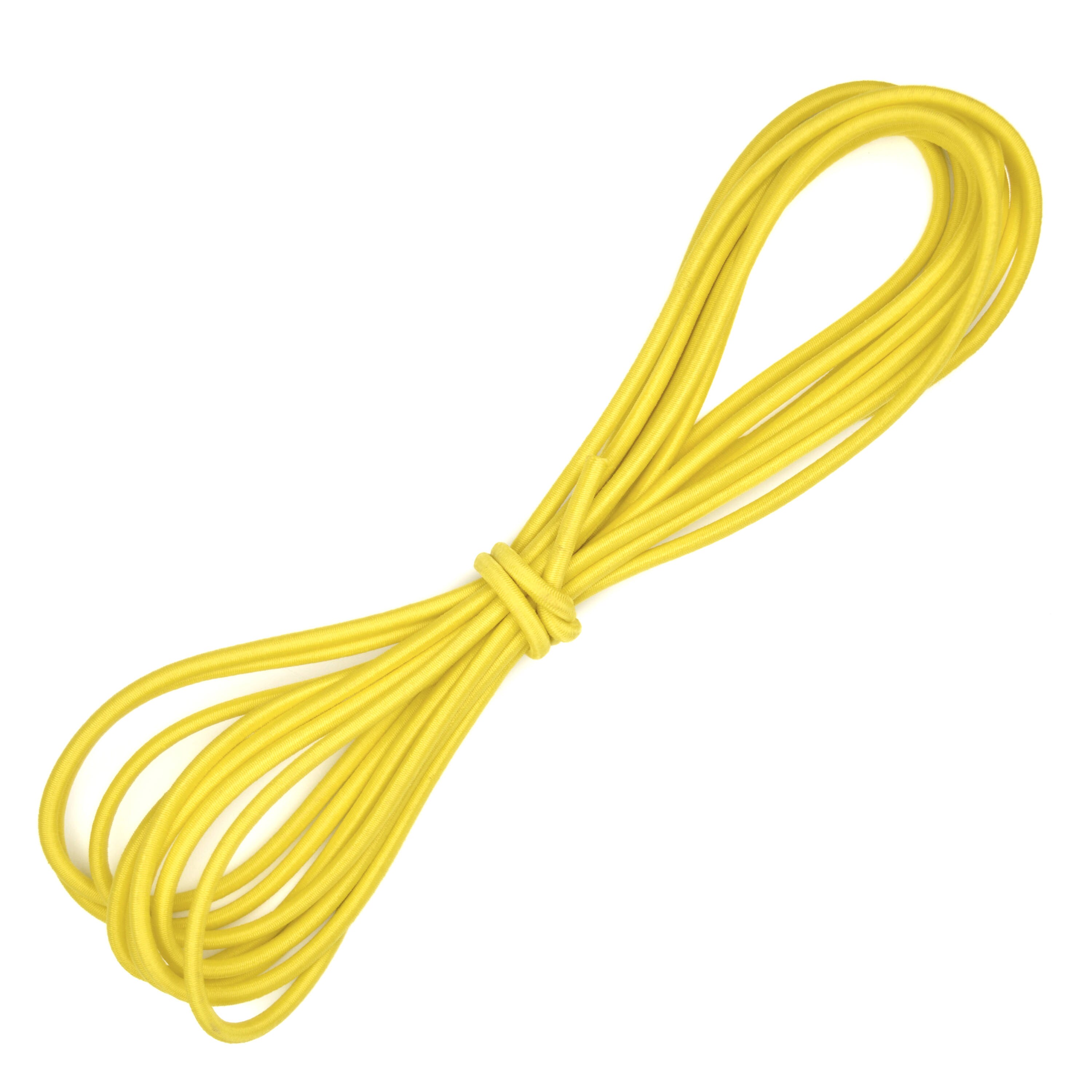 100ft 1/4" Yellow Bungee Cord Marine Grade Heavy Duty Shock Rope Tie Stretch 