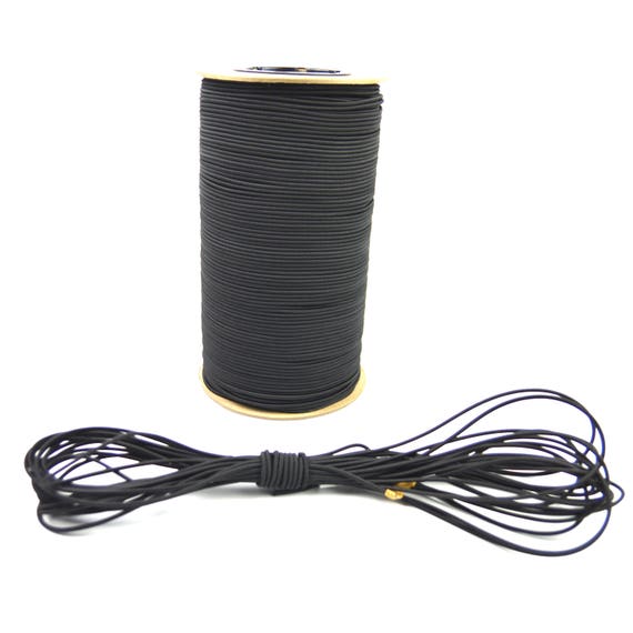 100ft 1/8 Black Bungee Cord Marine Grade Heavy Duty Shock Rope  Bungee-1/8-100ft-black 