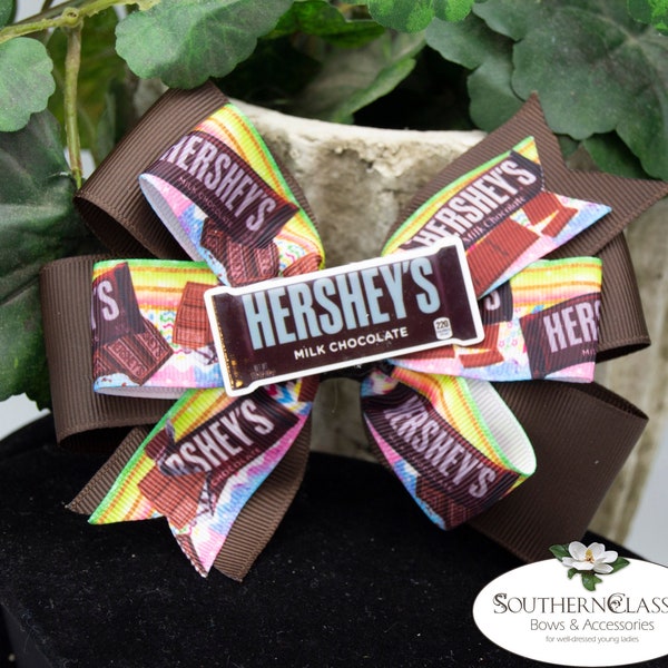 Candy Hair Bow Etsy