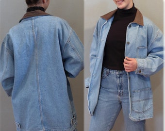 90s jean jacket outfit