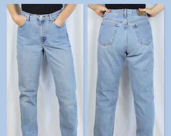 CALVIN KLEIN JEANS | waist 31-32 inches | light-medium wash, 90s jeans