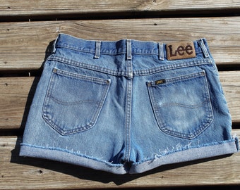 lee air denim shorts