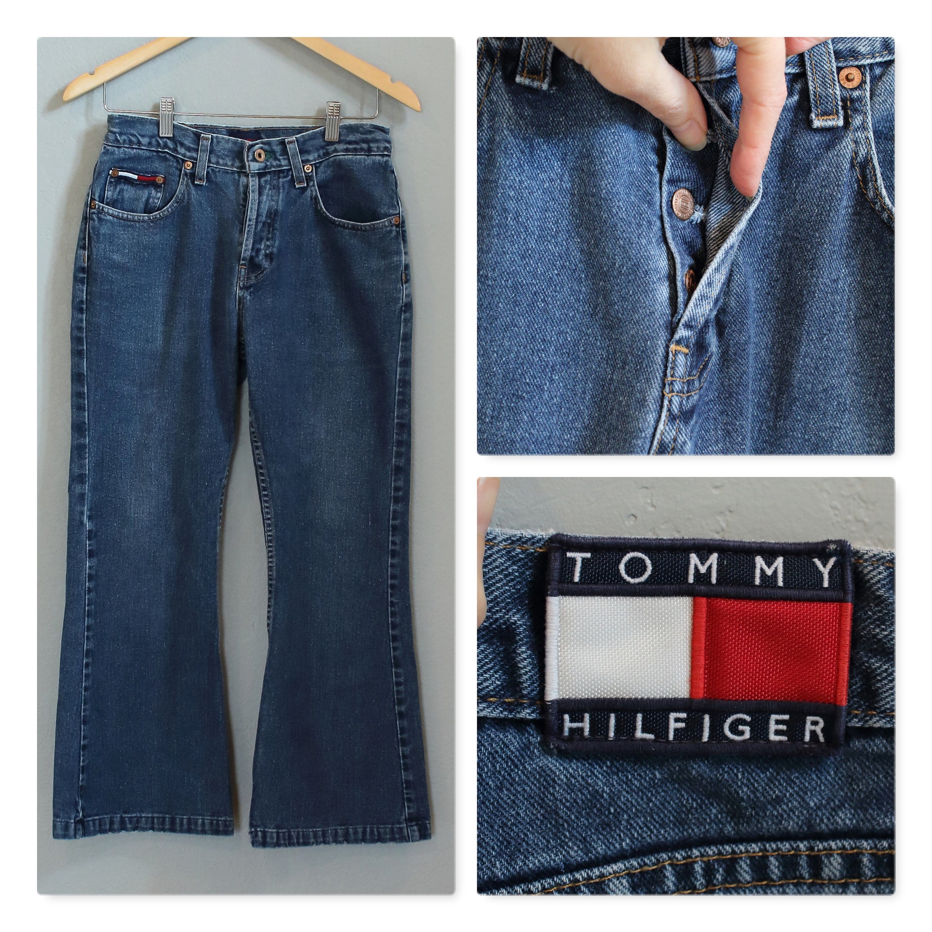 parfume couscous omfatte TOMMY HILFIGER Jeans/waist 28-29 Inches/ Y2K Jeans Bell - Etsy