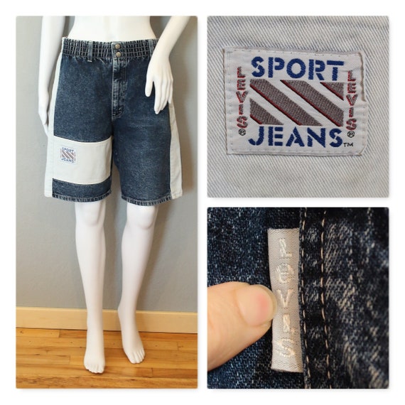 80's LEVI SHORTS long board shorts womens colorblo