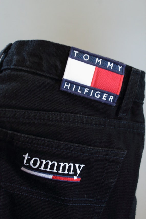 TOMMY HILFIGER jeans /waist 30-31 inch/ black str… - image 5