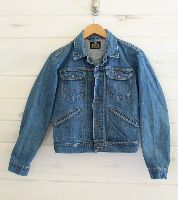 Vintage 1960s 60s Maverick Blue Bell Denim Jacket | M… - Gem