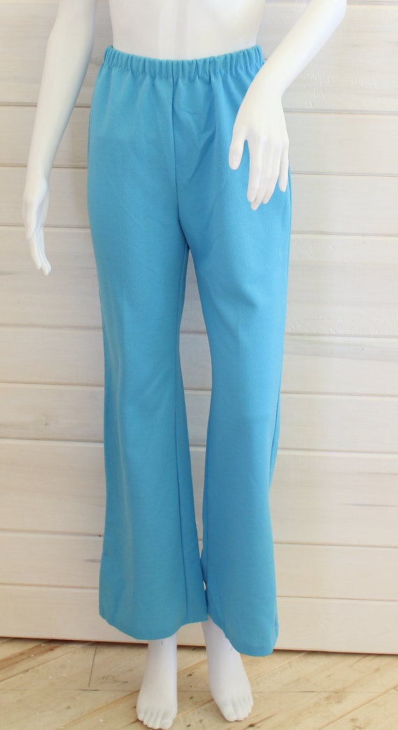 60's-70's pantsuit | sailor suit | blue, white, r… - image 6