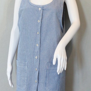 Vintage Denim Dress Button Front image 6