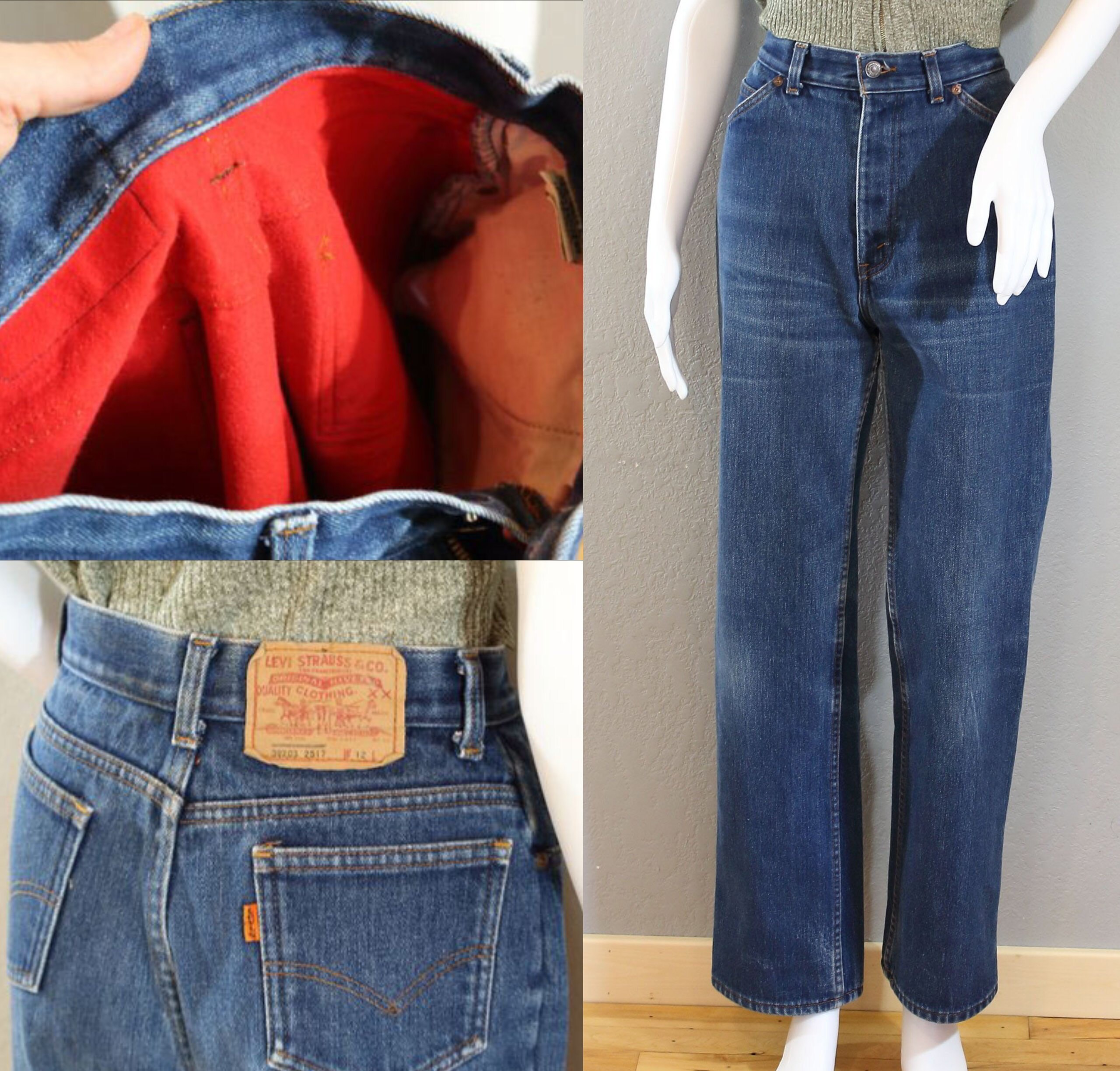 flannel lined jeans levis