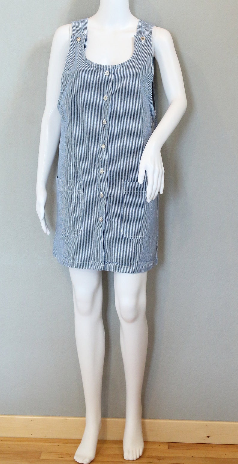 Vintage Denim Dress Button Front image 4