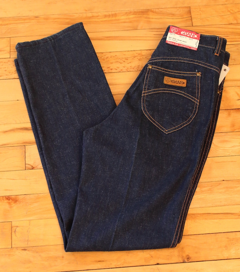 Vintage 70/'s Jeanswaist 26-27 inchesGitano jeans straight leg