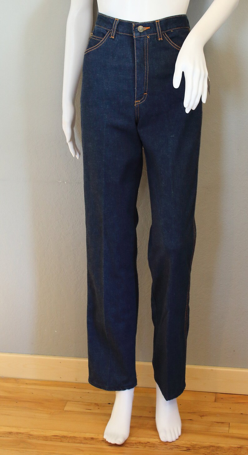 Vintage 70/'s Jeanswaist 26-27 inchesGitano jeans straight leg