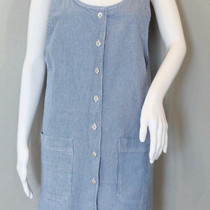 Vintage Denim Dress Button Front image 5