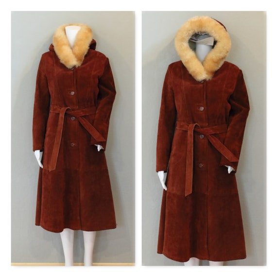Vintage 70's Penny Lane Style Afghan Shearling Jac