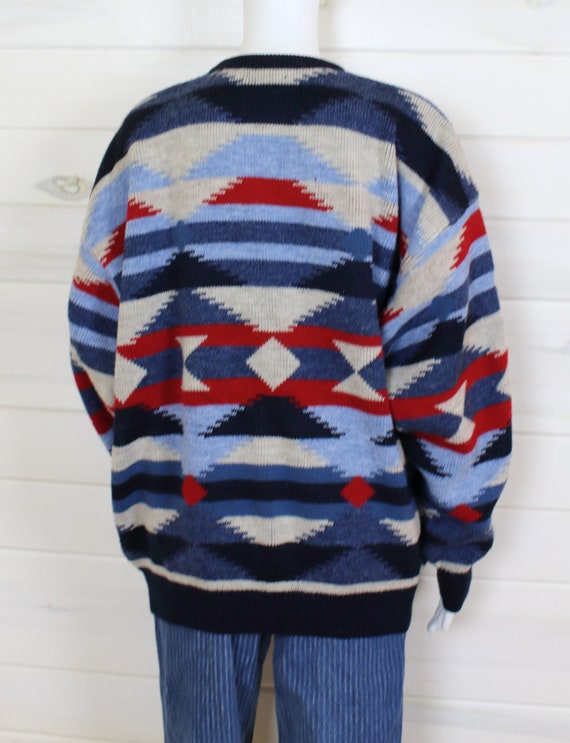 VINTAGE SWEATER | geometric, southwest, hipster o… - image 5