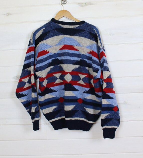 VINTAGE SWEATER | geometric, southwest, hipster o… - image 4