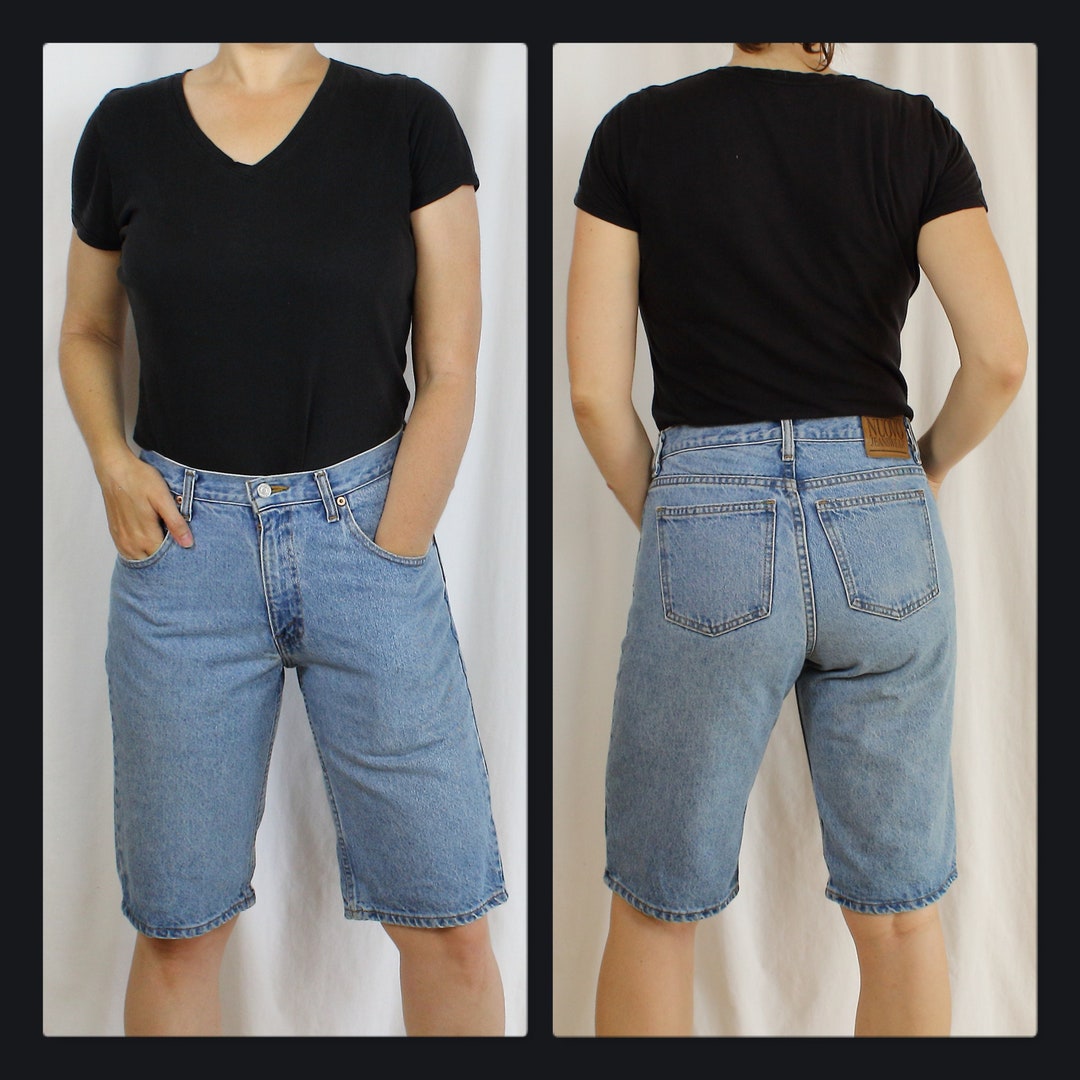 90s JORTS Waist 3132 Inches Straight Leg Etsy