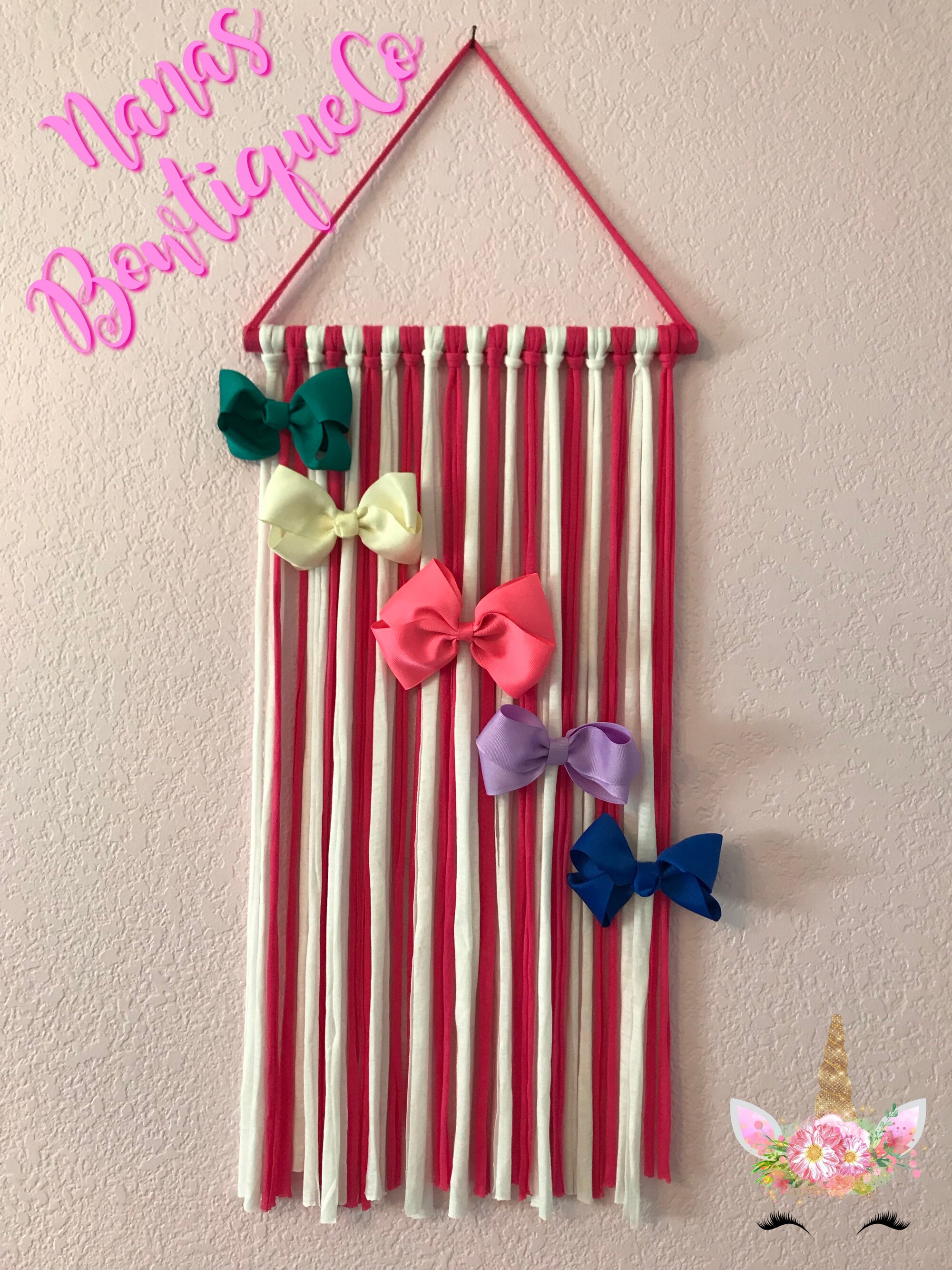 Bow Holder Hair Bow Organizer Hair Bow Holder Bow Etsy