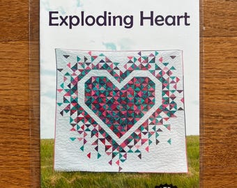 Exploding Heart Quilt Pattern