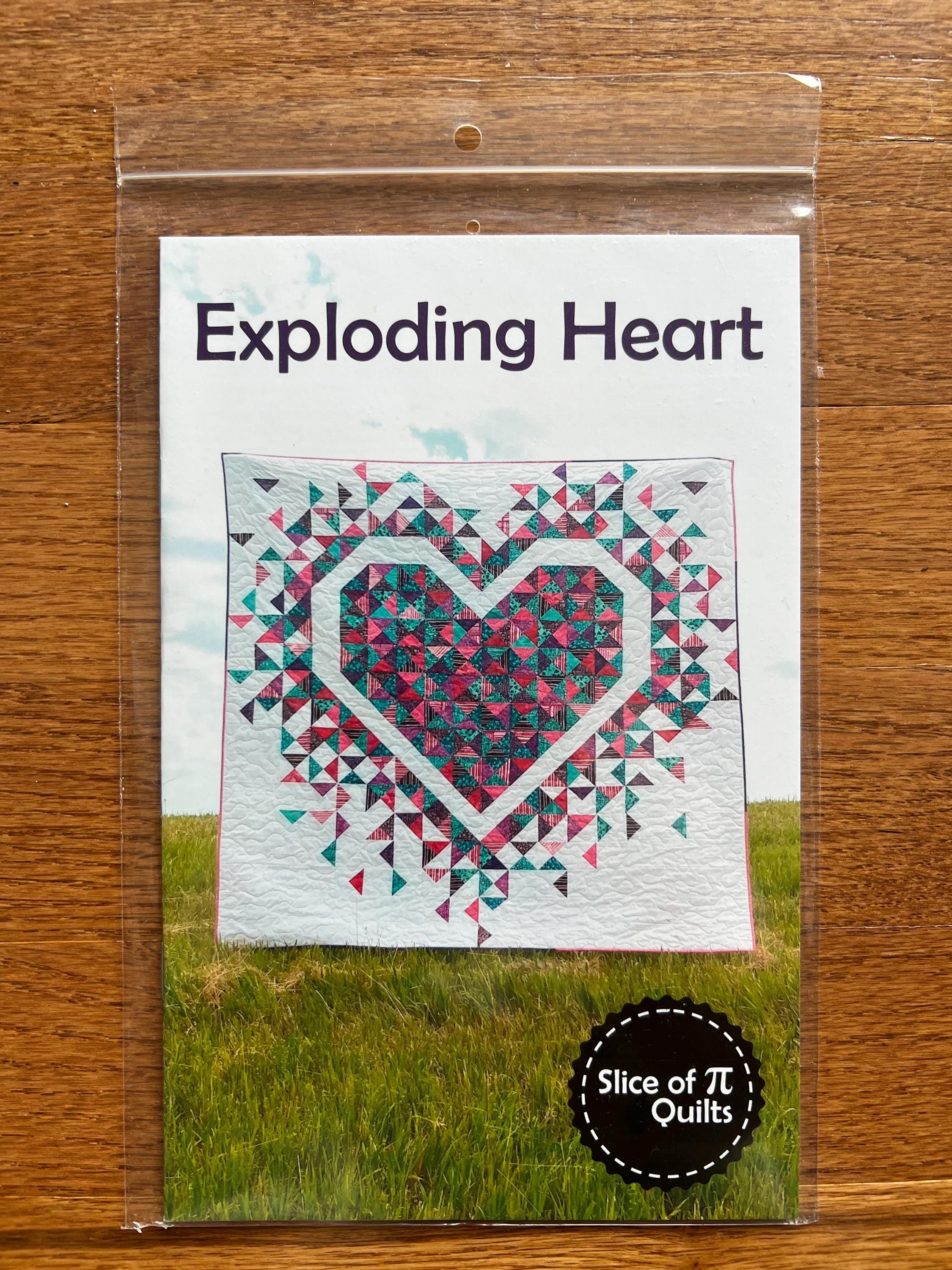 Exploding Heart Quilt Pattern - Etsy