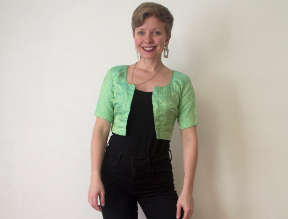 duck egg blue bolero jacket