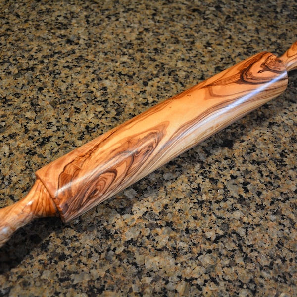ROLLING PIN Olive Wood 100% Hand Made Chemical free