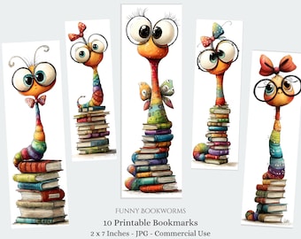 Marcapáginas imprimibles de ratones de biblioteca originales, descarga digital JPG, juego de marcapáginas divertidos de ratones de biblioteca, recortes precisos, regalo, marcapáginas bonitos y originales.