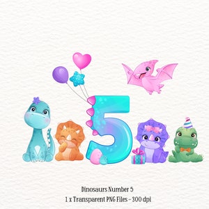Dinosaur PNG design Cute Dinosaurs for girls PNG Pink Dinosaur png Dinosaurs Sublimation design for T shirts 5th birthday girl, Dinosaur png